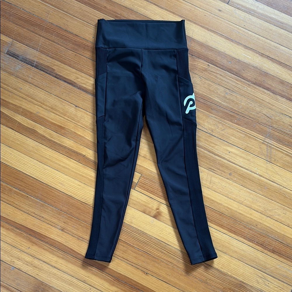 Peloton Black Leggings Athletic Stretchy Fit